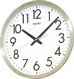 SEIKO 執務室時辰儀 差しわたし350×34 金属元素枠 KH409S