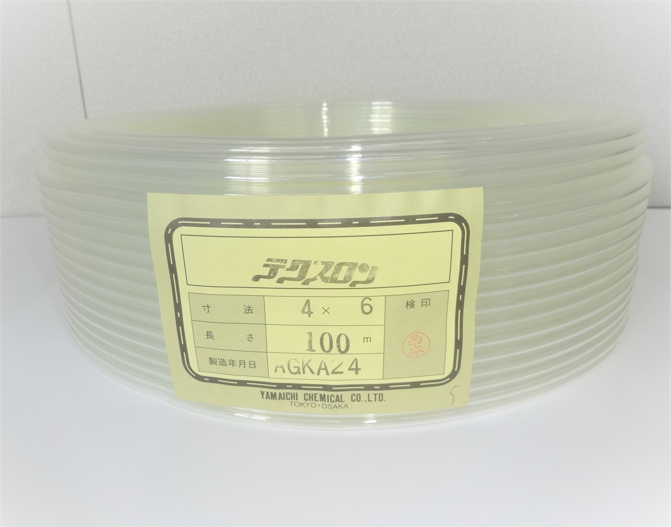 山一化工 デクスロンUチューブ(ポリウレタン) 定尺品 6mm×8mm×100m
