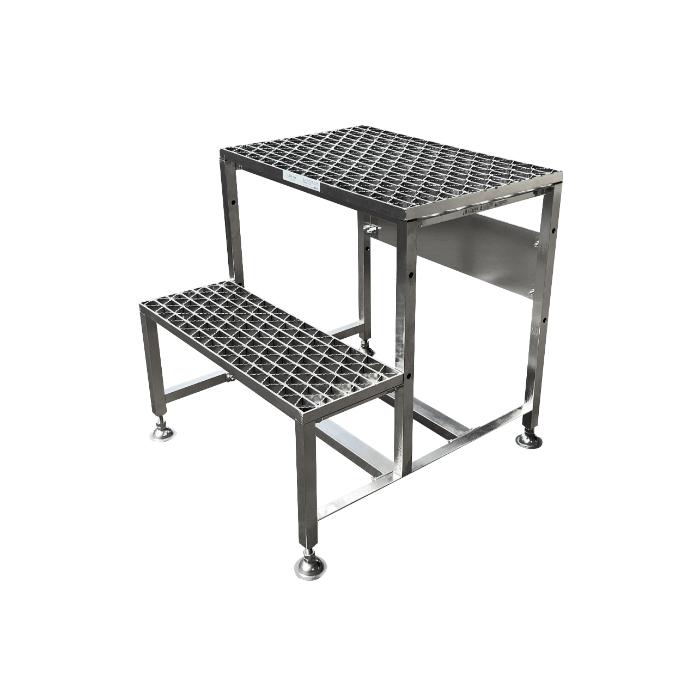 カワグレ ユニバーサルデザイングレーチング 進め方台・踏み台 2段用（UDG-STEP-02）