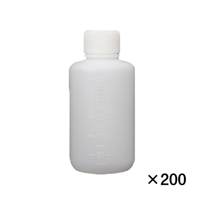コクゴ JK-瓶細口 白 250mL (200本入)(101-2000201)
