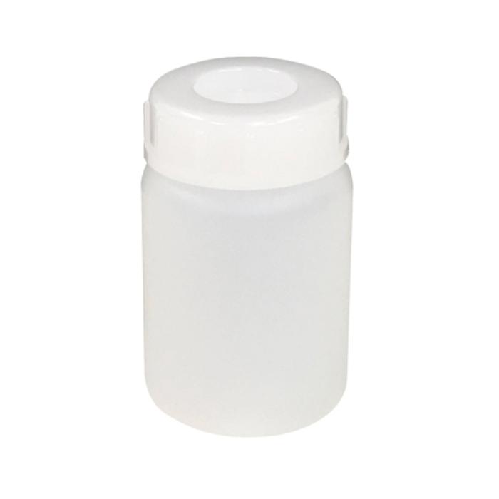 コクゴ PE広口瓶 白 100mL (150本入)(101-5840301)