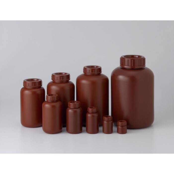 コクゴ PE広口瓶 茶 5L (8本入)(101-5850901)