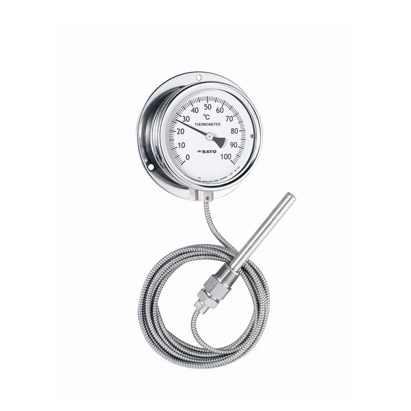 佐藤計量器 隔測温度計 L\u003d3M、PT1/2-100L/3000-01 LB-100S 100 25,080円