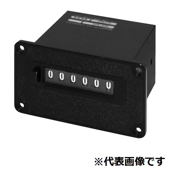 ライン精機 電磁カウンタ(リセット付) MCR-6PN-100