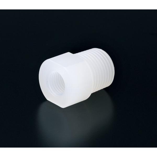 PP製切削樹脂配管部品(PP製ネジ込み継手) 異径ブッシュ BZ03-02M