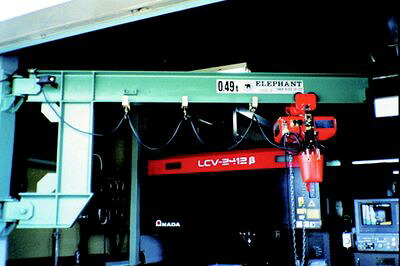 象印 逆Ｌ印字機 ウォール型ジブクレーン LWJ-054 (LWJ-00540)