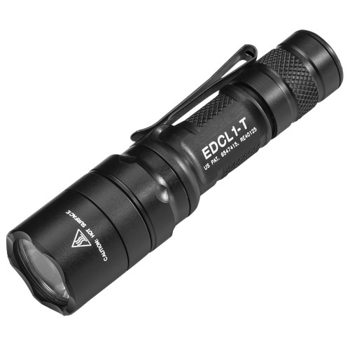 在庫販売 日本正規品 SUREFIRE シュアファイヤー Dual-Output Everyday Carry フラッシュライト 500ルーメン 日本正規品 EDCL1-T