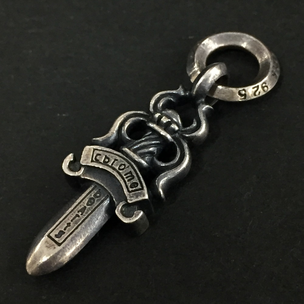 Chrome Hearts クロムハーツ SV925 25.5g #5ダガー シャンデリヤいの一番 惹きつける しろがね色/CR0063【中古】