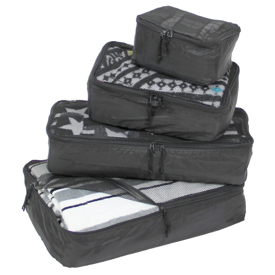 楽天市場 送料無料 アレンジケース 4点セット Vaxpot バックスポット アレンジケース Va 1907 大型 スーツケース の 整理整頓 に最適 トラベルポーチ スーツケース 収納ケース トラベル オーガナイザー ケース ポーチ 旅行用品 海外旅行 旅行バッグ 返品交換