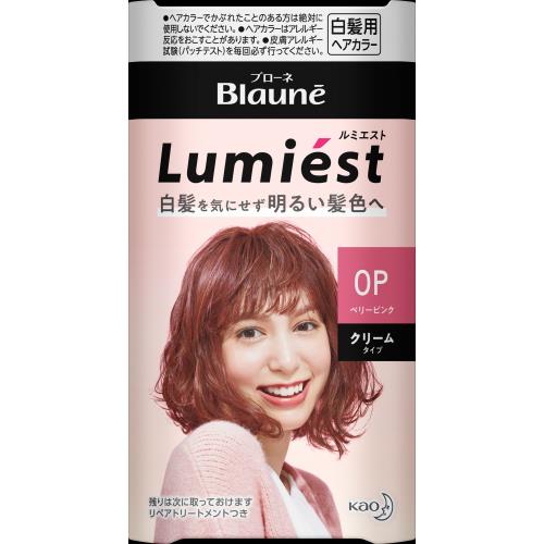 楽天市場 花王 ブローネ ルミエスト ヘアカラー 0p ベリーピンク ウエルシア楽天市場支店