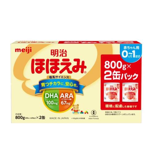 楽天市場】【ケース販売】明治乳業 ほほえみ 大缶800g×2缶パック×4