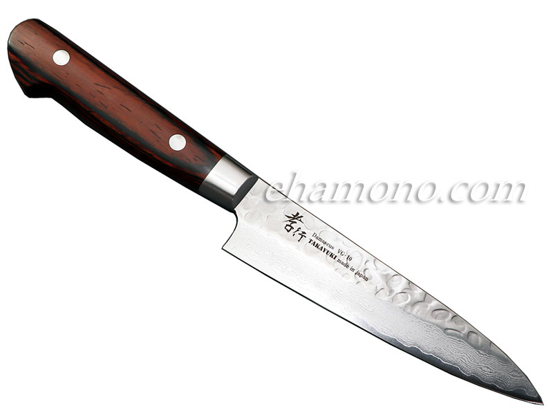 楽天市場】堺孝行 33層鎚目ダマスカスV金10号 剣型三徳（切付三徳