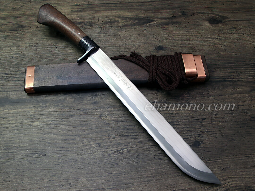 楽天市場】土佐・忠親 青鋼 鞘鉈6寸180 : e刃物.com楽天店