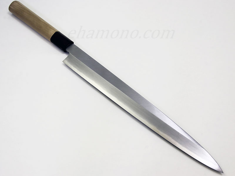 楽天市場】水野鍛錬所「源昭忠」青鋼DX柳刃300 : e刃物.com楽天店