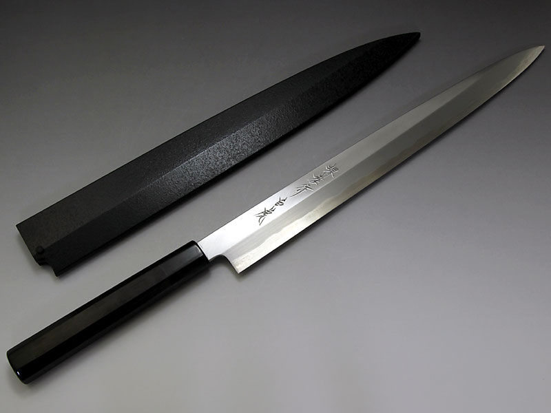 楽天市場】堺孝行 「白虎」 白一鋼 柳刃270 : e刃物.com楽天店