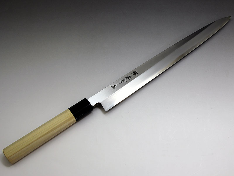 楽天市場】堺孝行 シェフ銀三鋼 剣型柳刃270 : e刃物.com楽天店
