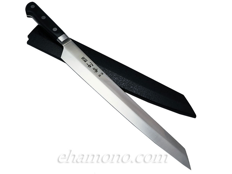 楽天市場】堺孝行 グランドシェフ TYPE 1 切付柳刃300飛燕 : e刃物