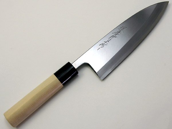 良品　堺菊孝 改良霞研 料理包丁 210m/m 出刃包丁　別打 2202.jpg