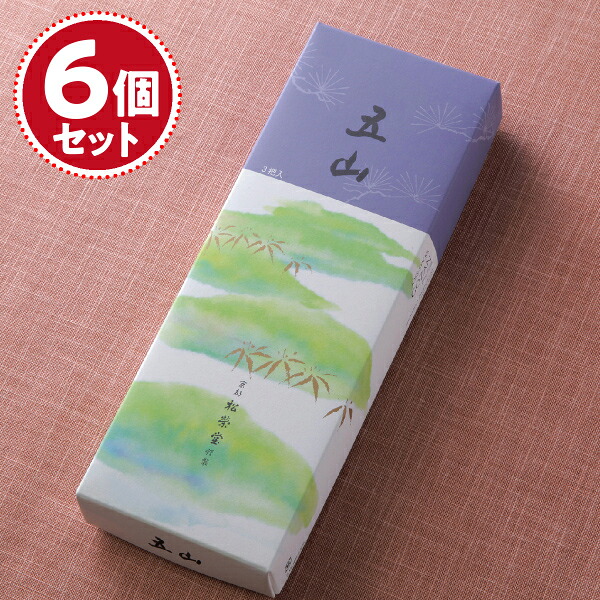 【お香・線香/松栄堂】五山(長寸)3把詰&times;6個セット｜仏壇・仏具の江原佛具店 総本店
