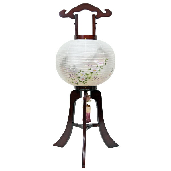 【美品】盆提灯　絹　桜　対 楽天市場】【行灯・盆提灯/ちょうちん】桜 11号 絹 巧 二重