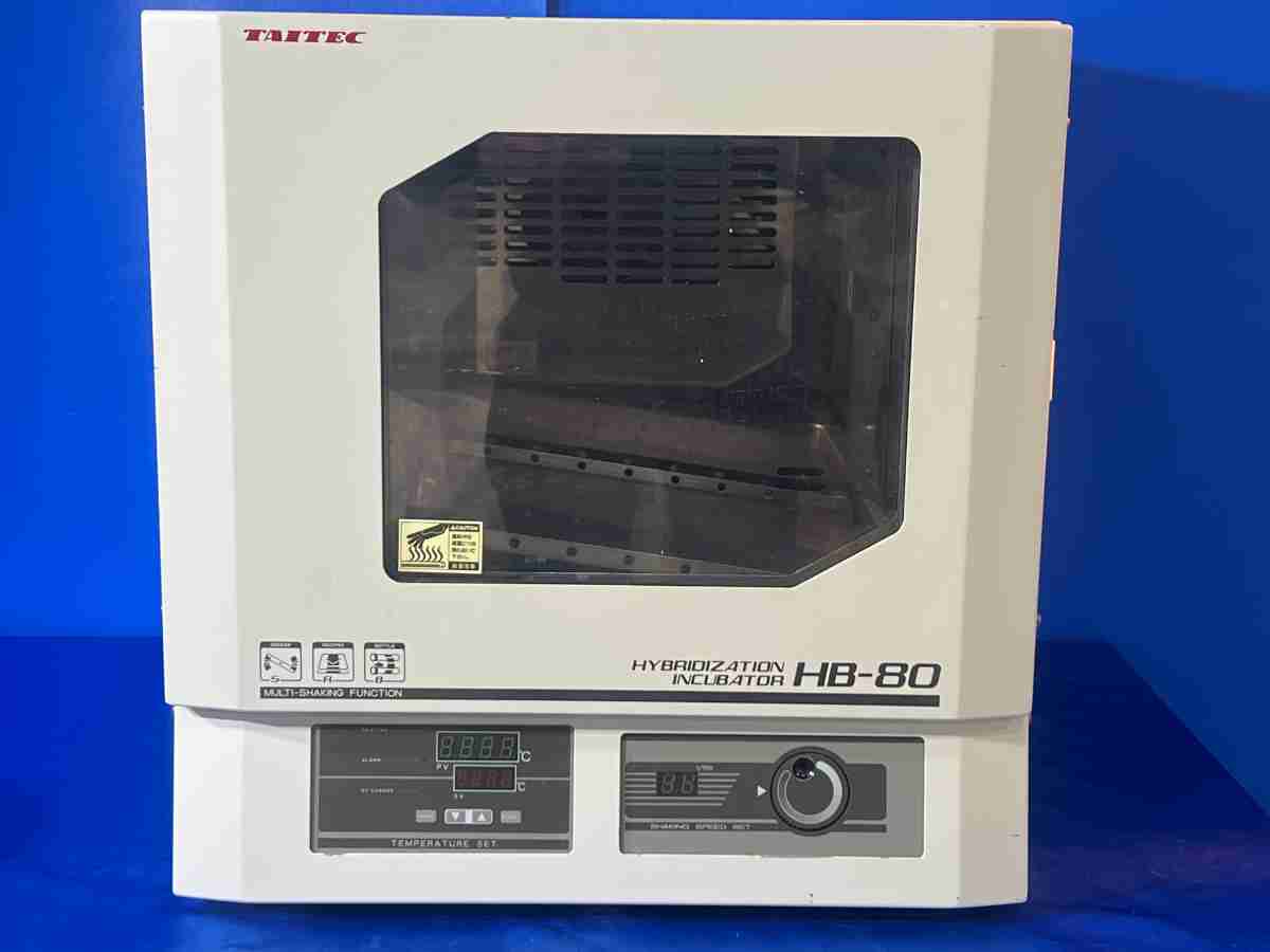 【中古】　4051　TAITEC/タイテック　ハイブリダイゼーションインキュベーター/ハイブリオーブン　型番：HB-80　中古機器　大学　研究　理化学機器　研究機器　分析機器　動作確認済