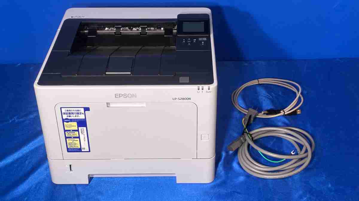 【中古】　2041　EPSON/エプソン　ビジネスプリンター　型番：LP-S280DN 　大学　研究　理化学機器　中古機器　研究機器　印刷　コピー