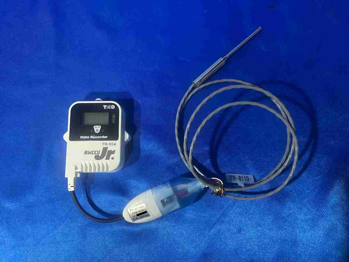 【中古】　4266-1　ティアンドデイ/T AND D/T&D　小型データロガーおんどとりJr./温度記録計　型番：TR-55i-Pt　大学　研究　理化学機器　中古機器　研究機器　分析機器　精密機器