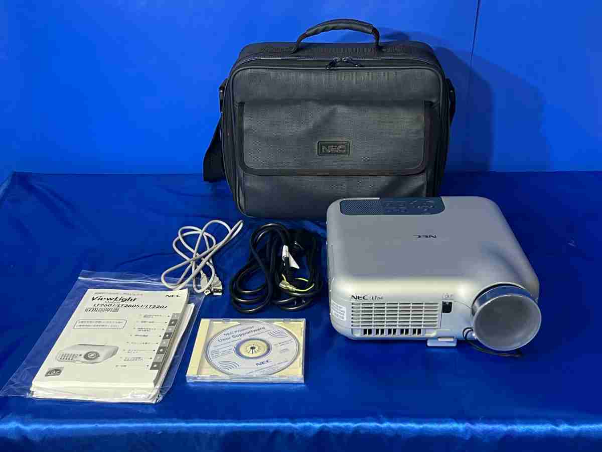 【中古】　4263　NEC　投映型フルカラーDLP　プロジェクタ　DLPプロジェクター　型番：LT260SJ　大学　研究　理化学機器　中古機器