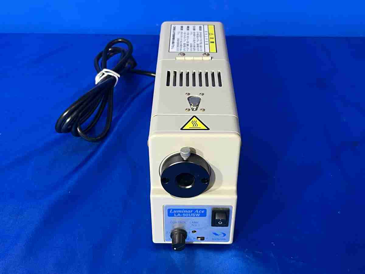 【中古】4157　HAYASHI/ハヤシレピック　ハロゲン光源 ルミナーエース　型番：LA-50USW　大学　研究　理化学機器　研究機器　中古機器　通電確認済み｜EHI　店