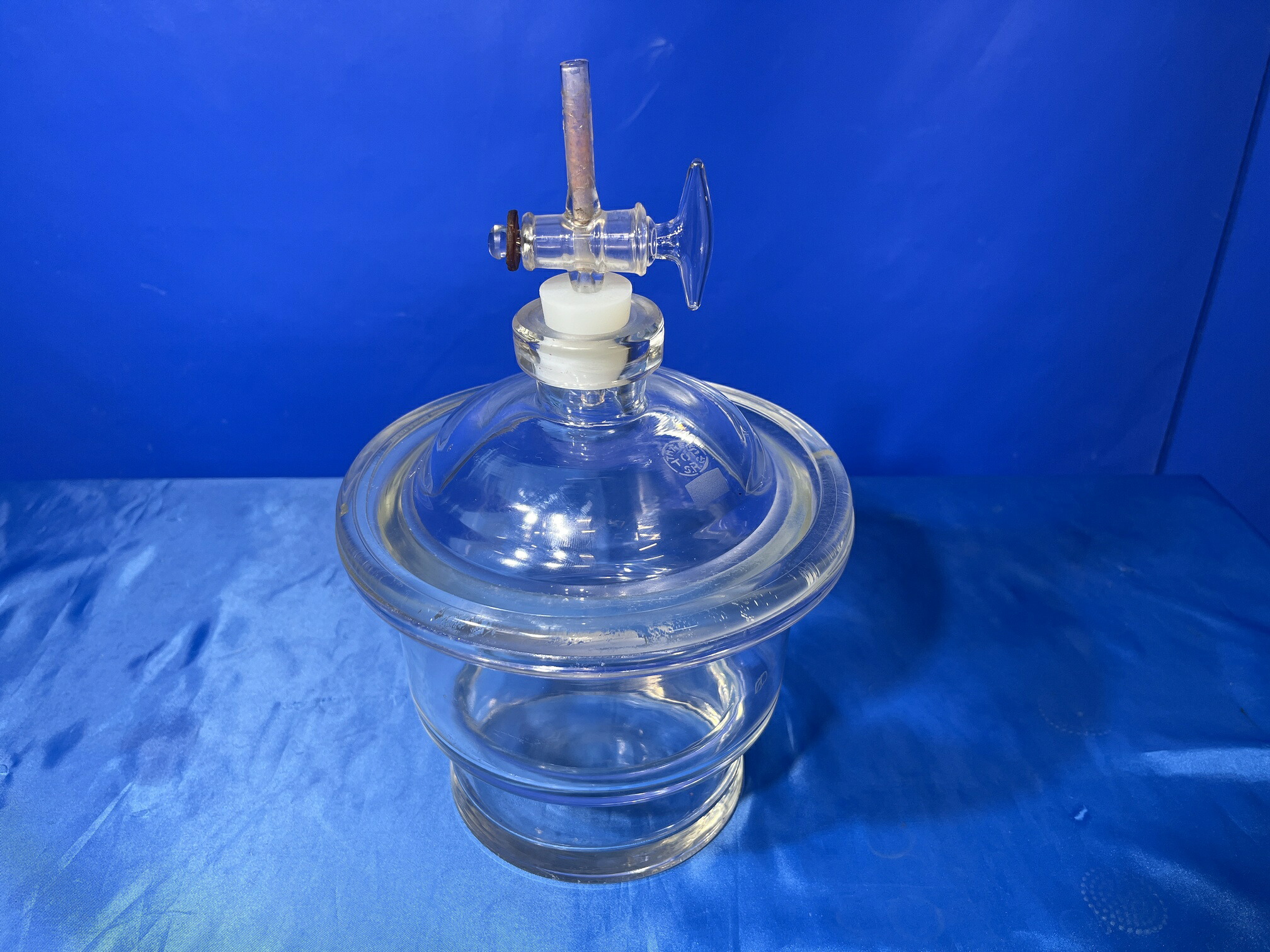 【中古】　3484　相互理化学硝子製作所/TOP　上口デシケーター　理化学機器　大学　実験　研究　中古機器　デシゲーター