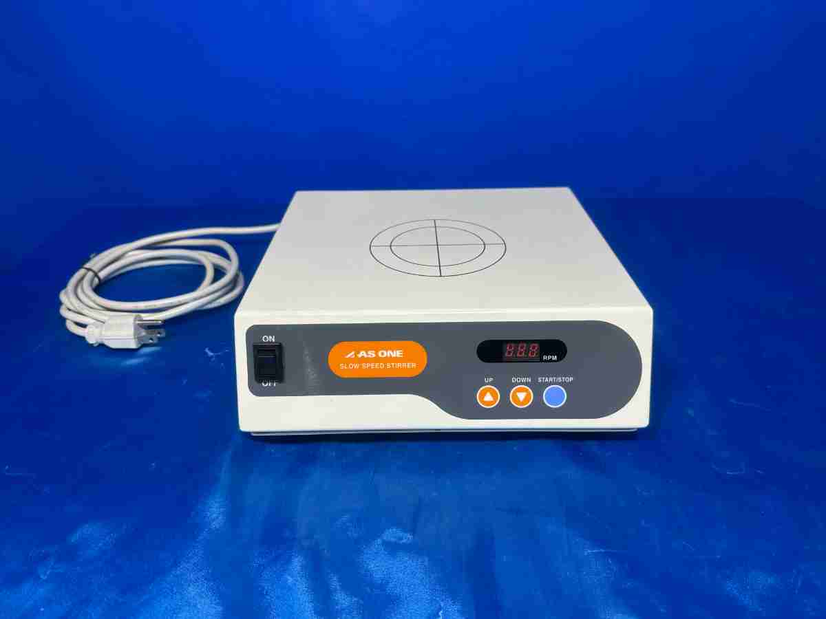 【中古】 1097 アズワン ASONE  低速スターラー 型番：ULS-1 理化学備品 分科大学 試み 修める 中古備品 通電突きとめる済