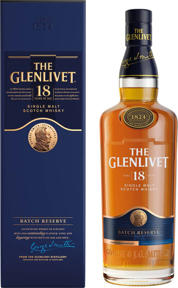 THE GLENLIVET 18年 バッチリザーブ 楽天市場】ザ・グレンリベット 18年 バッチリザーブ 700ml 40度