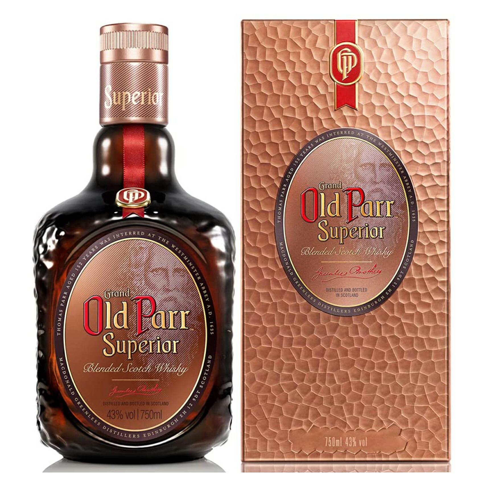 Old Parr Superior スコッチウイスキー 750ml 43% 古酒 楽天市場】オールドパー スーペリア 750ml 43度 箱付 Old Parr