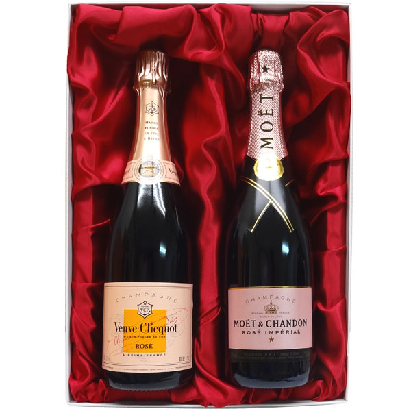 MOET&CHANDON ロゼ750mlとヴーヴ・クリコシャンパン750ml Veuve