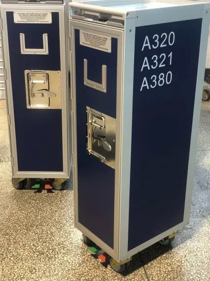 航空会社の機内積み上げる食用粉手押し車（二分の一大きさ）新品