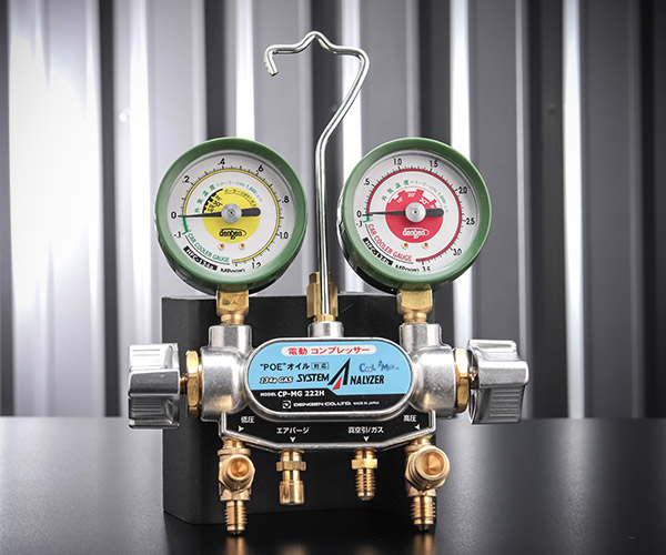 楽天市場】DENGEN 134a用2バルブマニホールドゲージ CP-MG213N