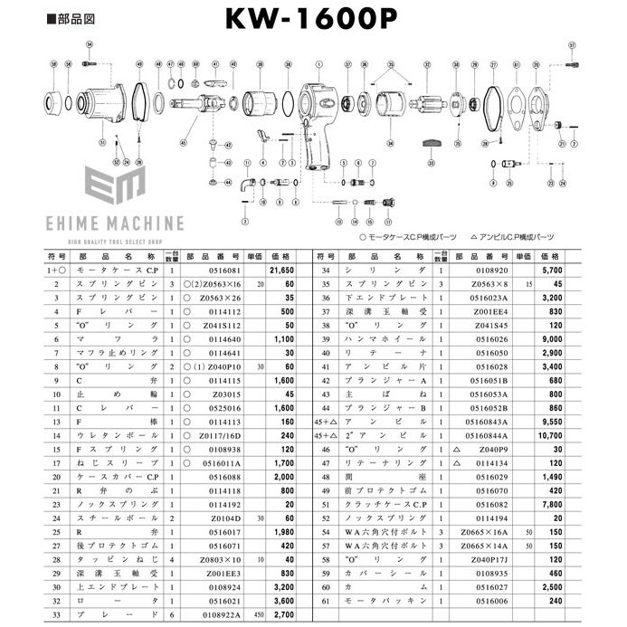 楽天市場】[メーカー直送品] オカツネ プランジャーポンプ RG-313R用パーツ 【 プランジャークミ 】 RG-313R-P60 : エヒメマシン  楽天市場店