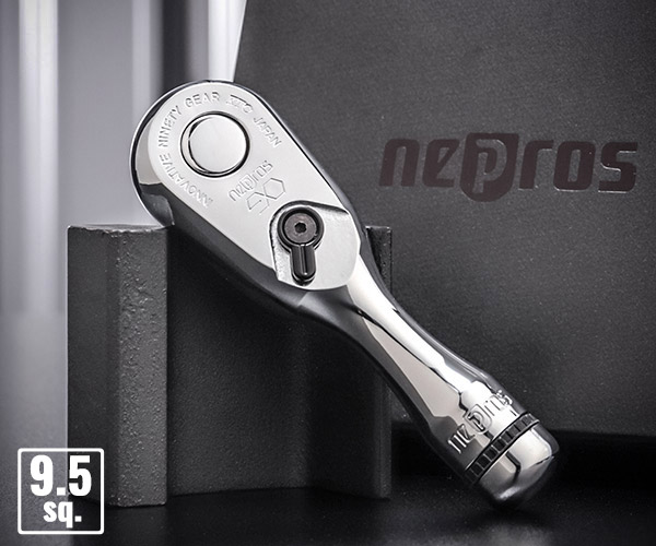 楽天市場】NEPROS 9.5sq. ロングラチェットハンドル NBR390AL 全長