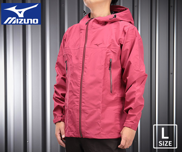 Mizuno ゴアテックス グラウンドジャケット プラムレッド Lサイズ B2je2a1065 ミズノ おしゃれ かっこいい 作業着 レインウェア ユニセックス 農作業 農業 カッパ 合羽 雨具 撥水 耐水 アウトドア レジャー キャンプ 赤 新作 人気