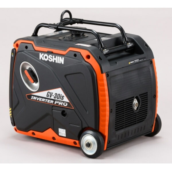 [メーカー直送業者便] KOSHIN インバーター発電機 3.0kVA GV-30IS タンク9.8L 工進 インバータ 電源 静音