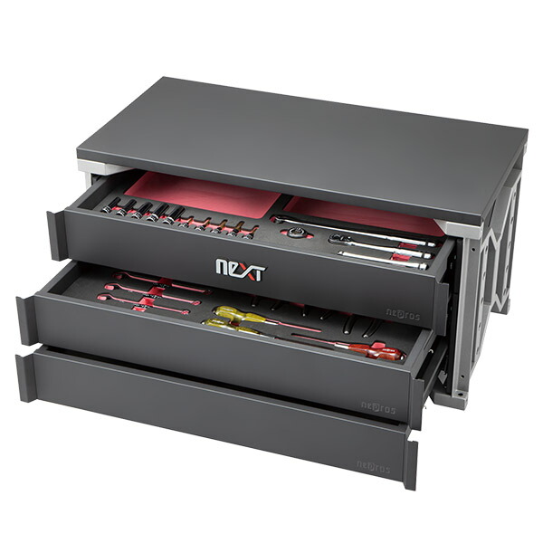 ナノレイ2本セット 楽天市場】[メーカー直送業者便] NEPROS 9.5sq. ツールセット [77点