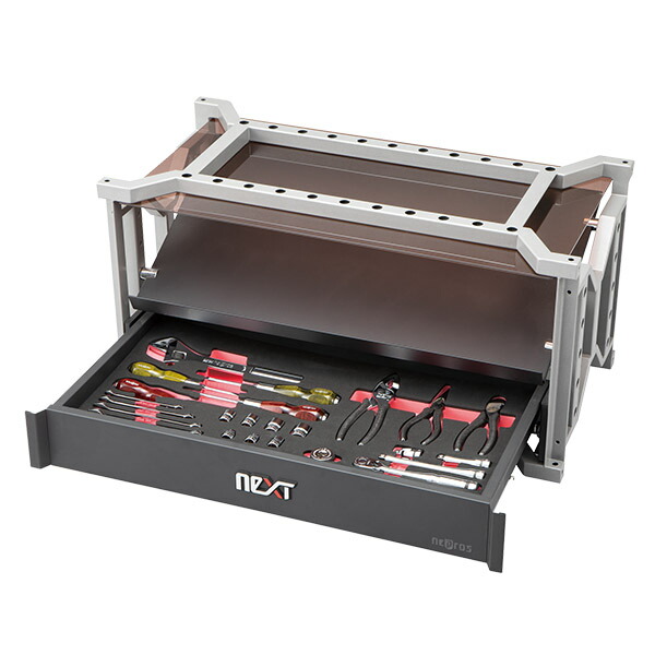 楽天市場】[メーカー直送業者便] NEPROS 9.5sq. ツールセット [77点