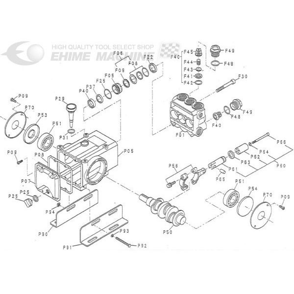 楽天市場】[メーカー直送品] オカツネ MR-30/MR-50温水高圧洗浄機用パーツ【プランジャーポンプ】RG-313R : エヒメマシン 楽天市場店