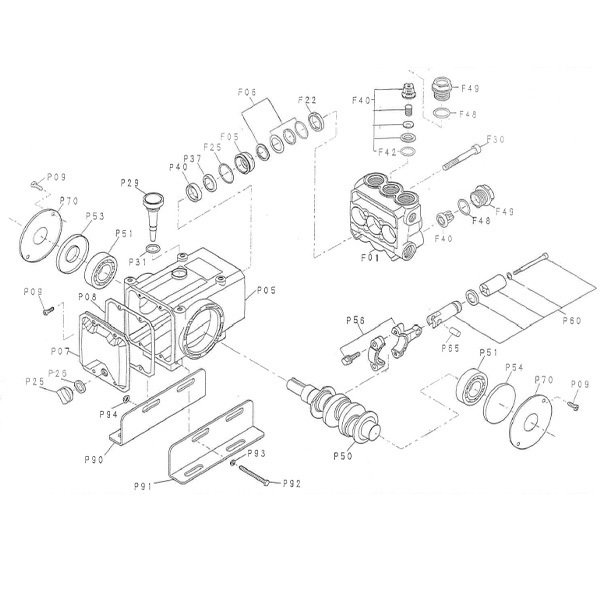 【楽天市場】[メーカー直送品] オカツネ MR-30/MR-50温水高圧洗浄機用パーツ【プランジャーポンプ】RG-313R : エヒメマシン 楽天市場店