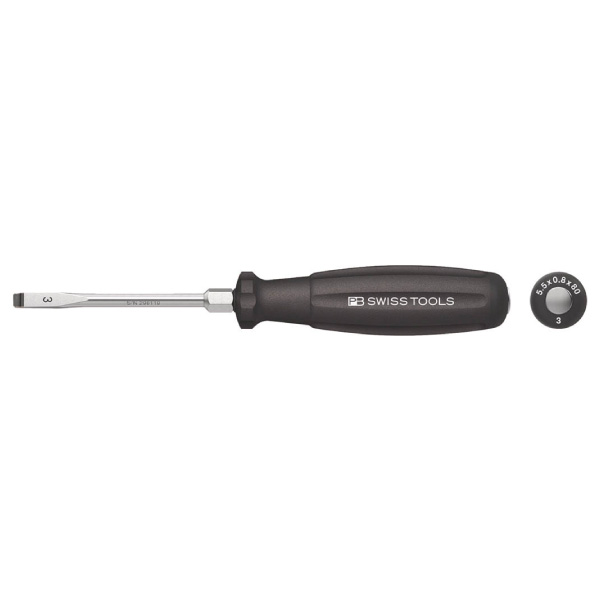 8100.6-180 スイスグリップ・マイナスドライバー PB SWISS TOOLS