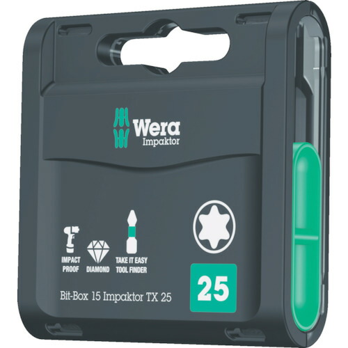 日本正規品 ヴェラ インパクトトルクスビットセット TX20 15本入 (057772)(4013288187871) ベラ Wera