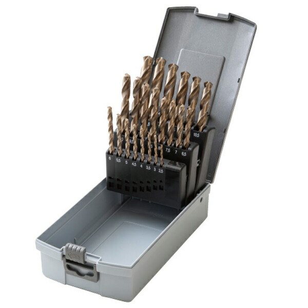 BIC TOOL 月光ドリル 22本組セット 工具 穴あけ