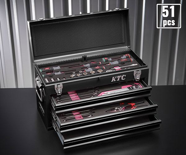 KTC SKX0213BK ツールボックス 工具箱ブラック 工具セット