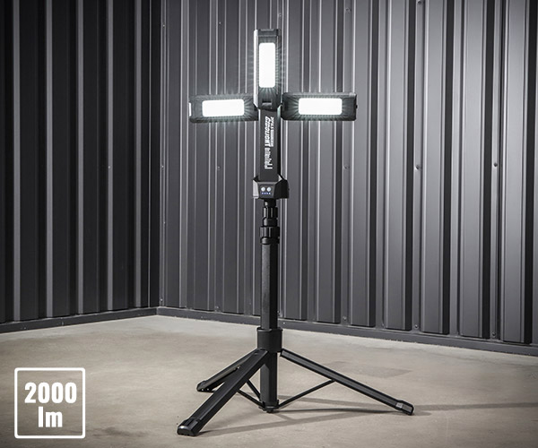 カワシマ盛工 自在3灯式LEDライト ギドライト ZA-GL2000｜エヒメマシン 店