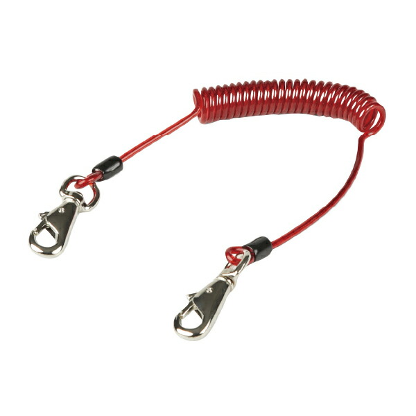 GRIPPS H01068 コイル状ストラップ シングルアクション 耐荷重0.75kg 最大長さ1.6m 革新的な落下防止グッズ専門メーカー グリップス 工具落下防止
